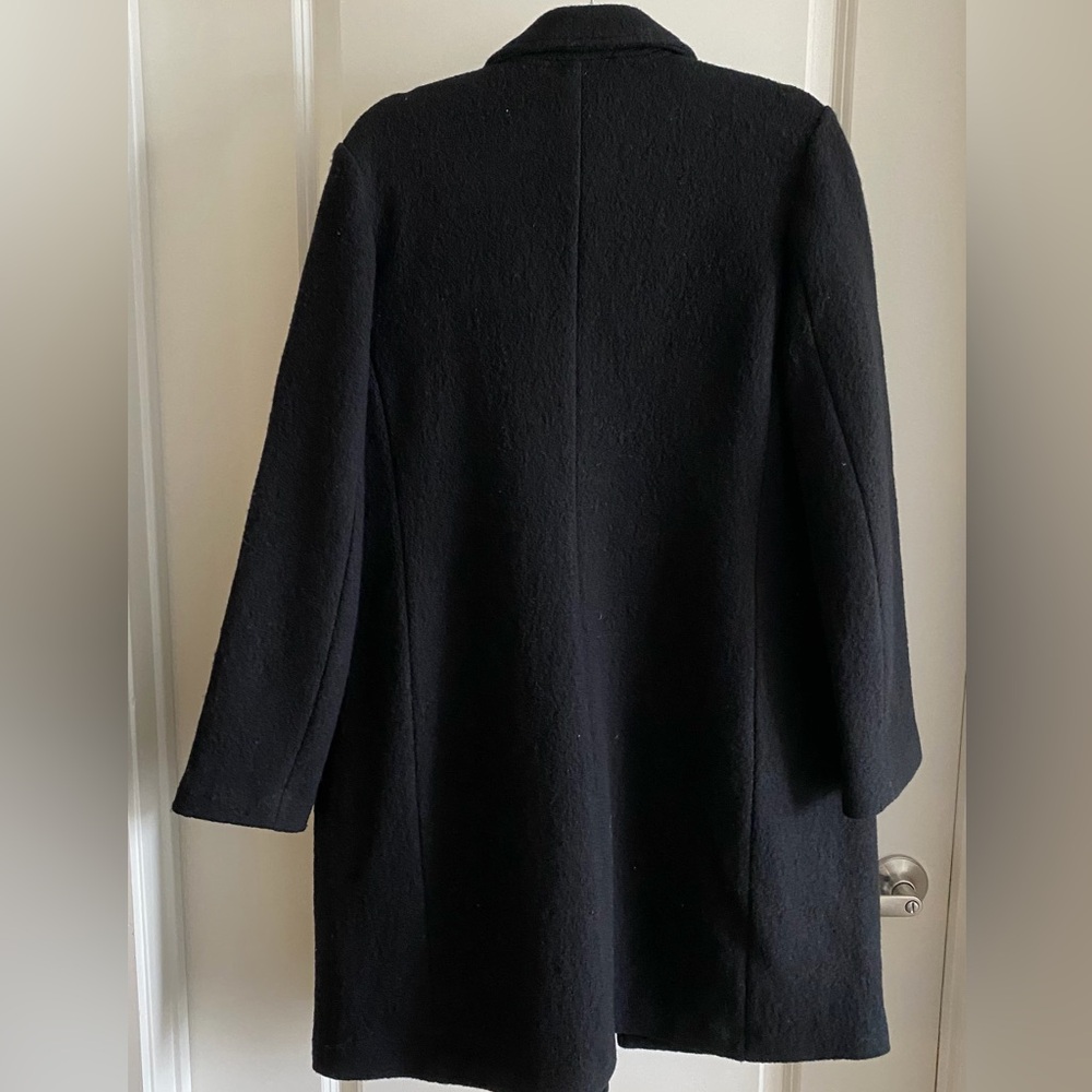 J. Crew Black Wool Pea Coat - Picture 3 of 3